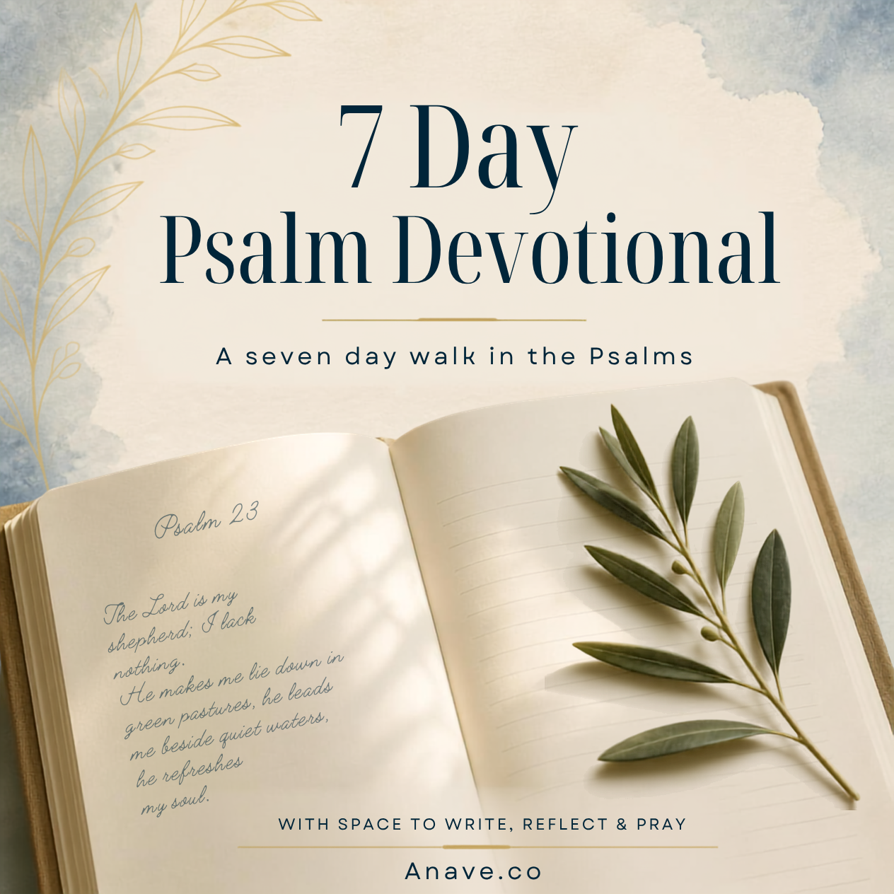 7 Day Psalm Devotional cover